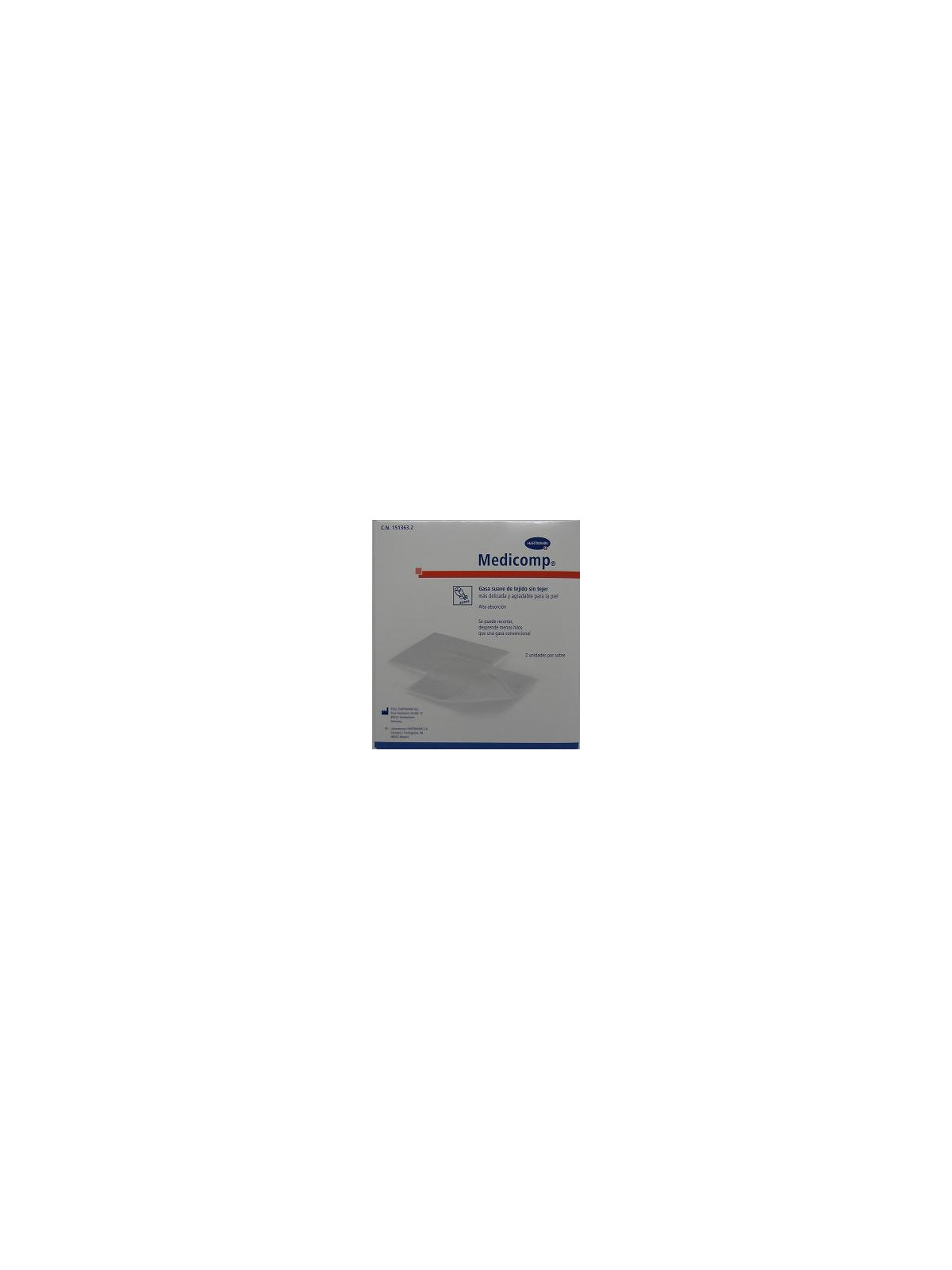hartmann gasa medicomp 20 Unidades