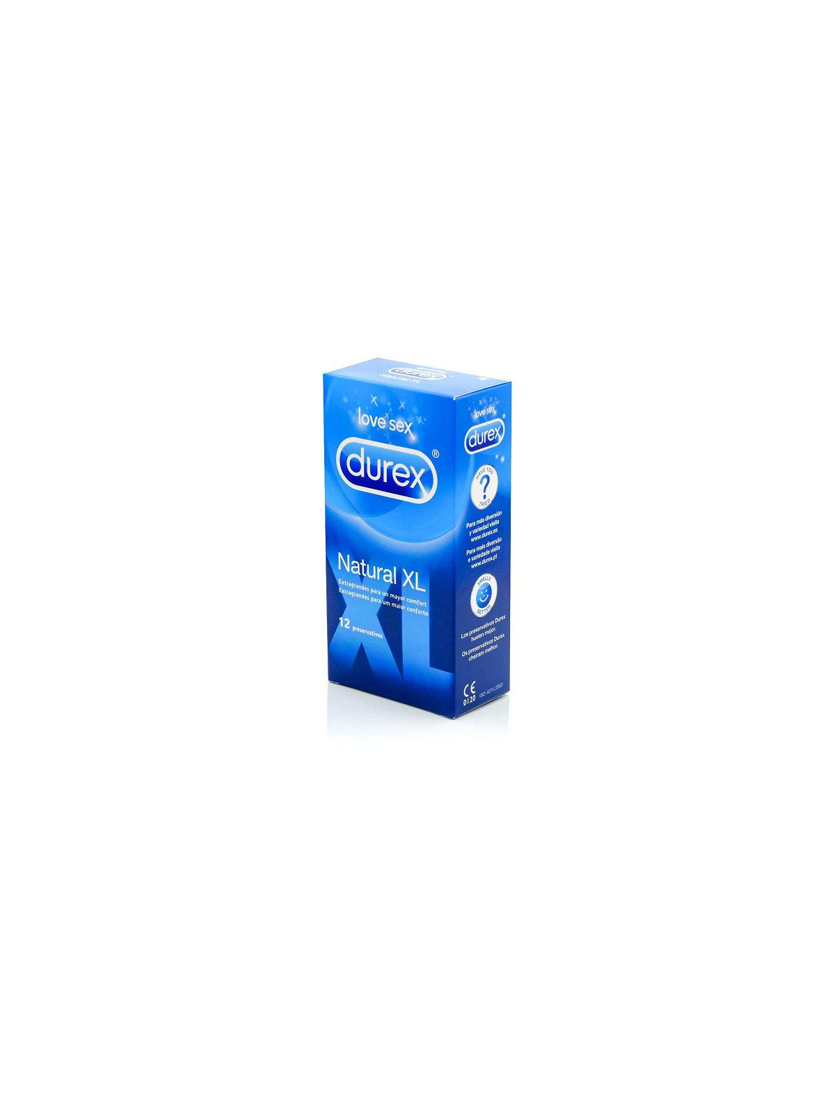 Durex Preservativo Natural XL 12u
