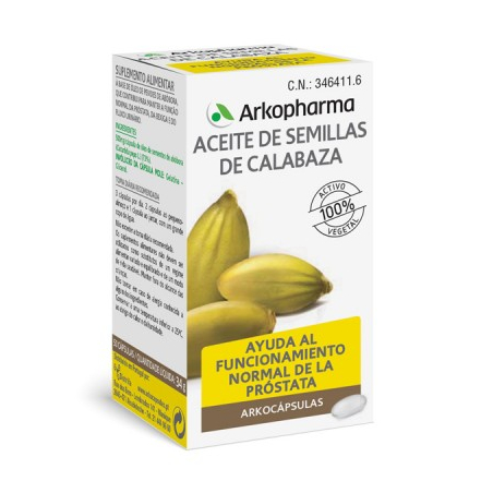Arkocápsulas Aceite de Semillas de Calabaza 50 caps
