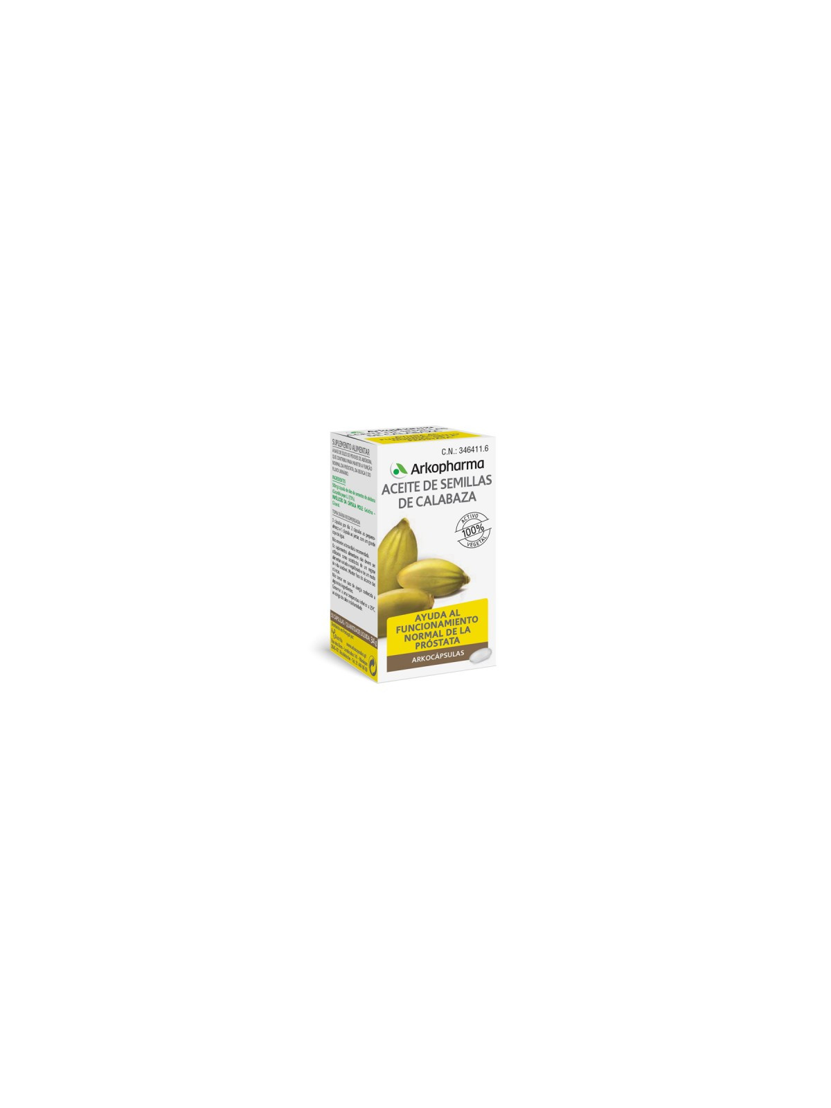Arkocápsulas Aceite de Semillas de Calabaza 50 caps