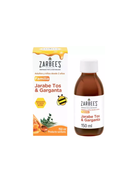 ZARBEES JARABE FAMILIA TOS Y GARGANTA 1 FRASCO 150 ML