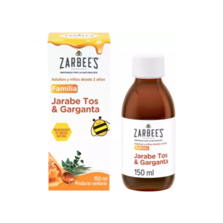 ZARBEES JARABE FAMILIA TOS Y GARGANTA 1 FRASCO 150 ML