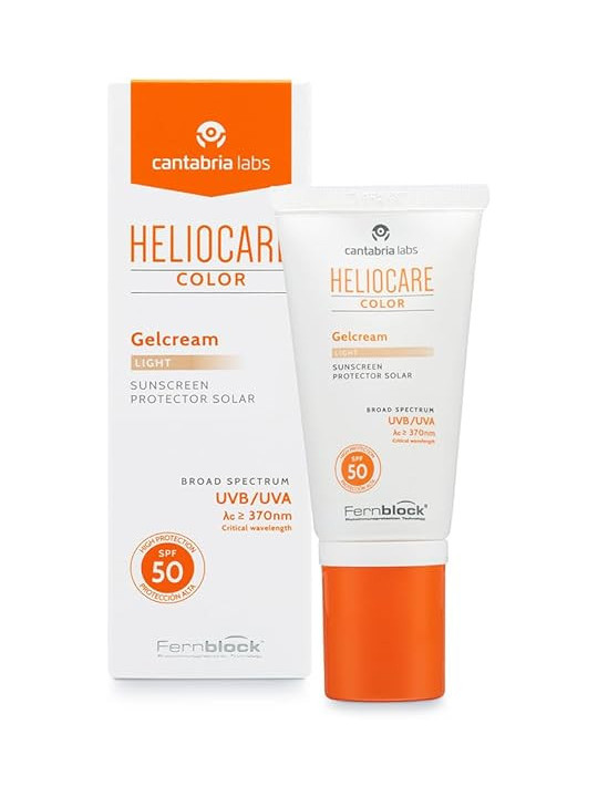 Heliocare Color Gelcream SPF 50 Light 50 ml | Protector Solar con Colo