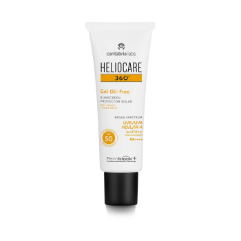 Heliocare 360º Gel Oil-Free SPF 50 50 ml | Protector Solar Facial Mate