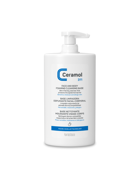 VITASALUD CERAMOL BASE LIMPIADORA ESPUMANTE FACIAL-CORPORAL 400 ML