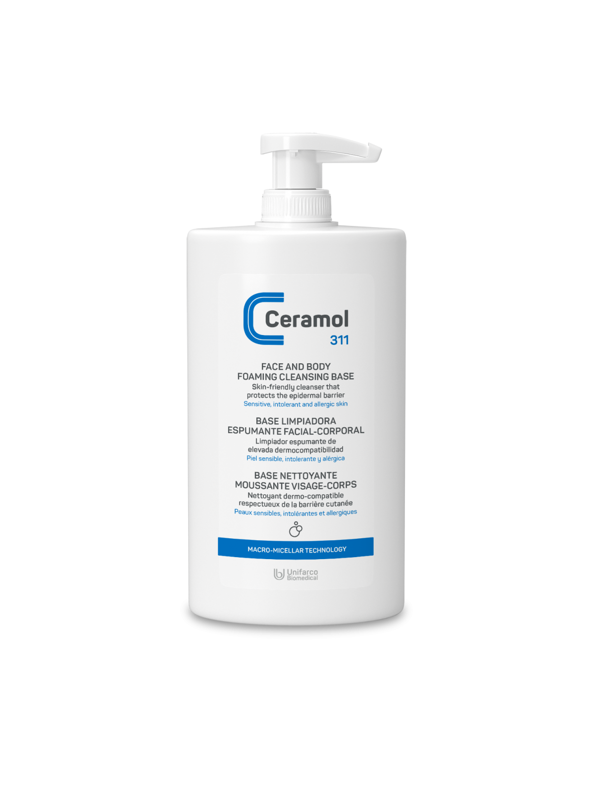 VITASALUD CERAMOL BASE LIMPIADORA ESPUMANTE FACIAL-CORPORAL 400 ML