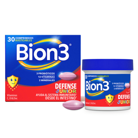BION3 DEFENSE JUNIOR FRAMBUESA  30 COMP. MAST.