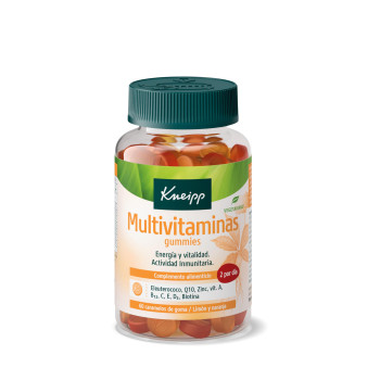 KNEIPP MULTIVITAMINAS LIMON Y NARANJA 60 GUMMIES
