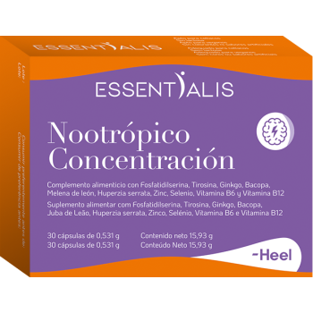 HEEL NOOTROPICO CONCENTRACION 30 CAPSULAS