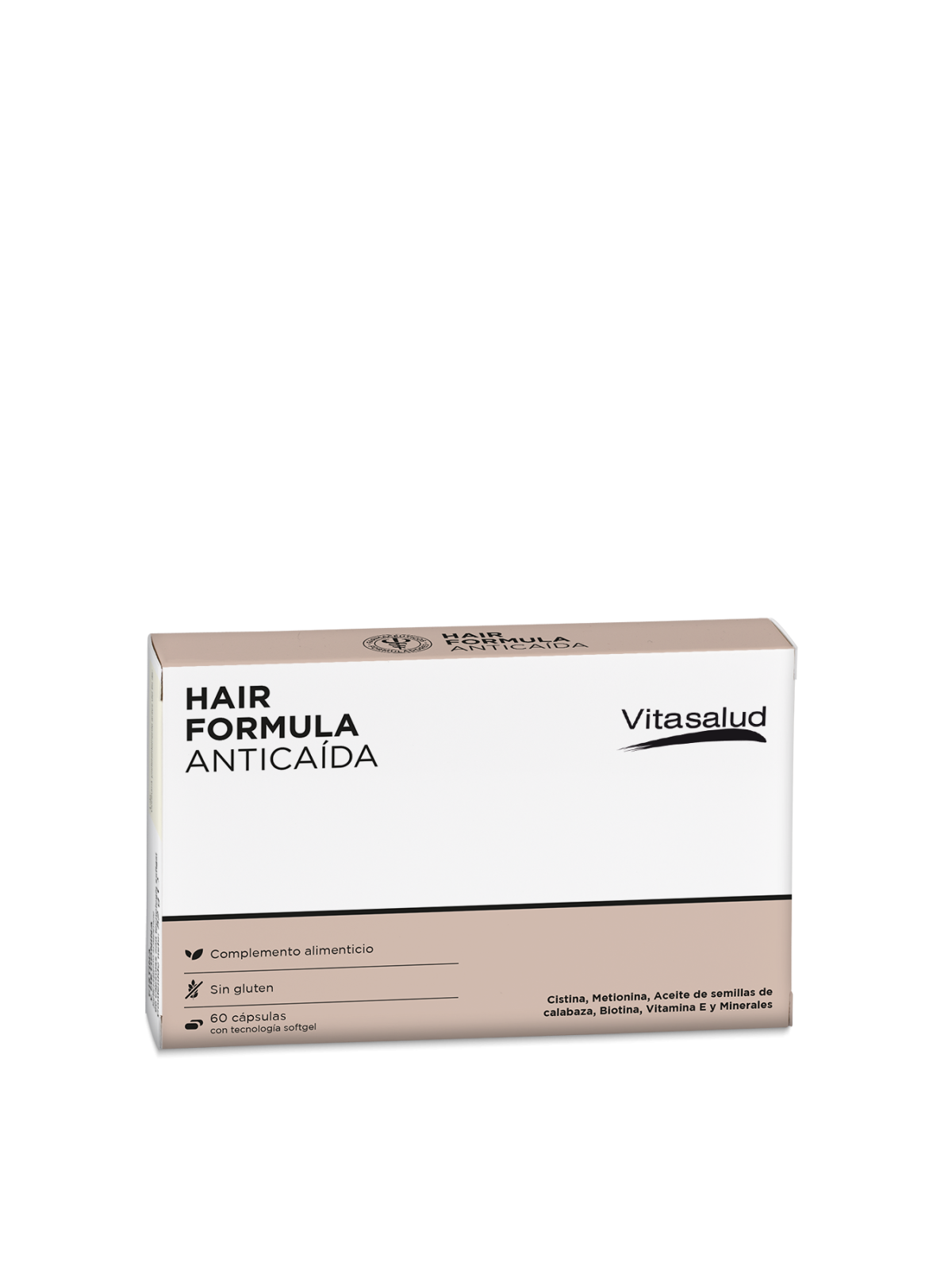 VITASALUD CISTINA Y METIONINA HAIR FORMULA ANTICAIDA 120 CAPSULAS
