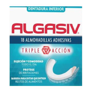 Algasiv Almohadillas Adhesivas Inferior 18U