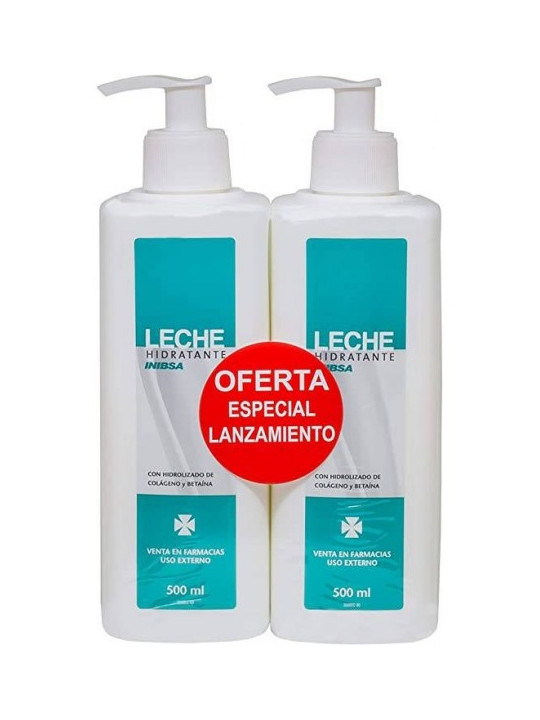 INIBSA LECHE HIDRATANTE DERMATOLOGICA 2 ENVASES 500 ML PACK