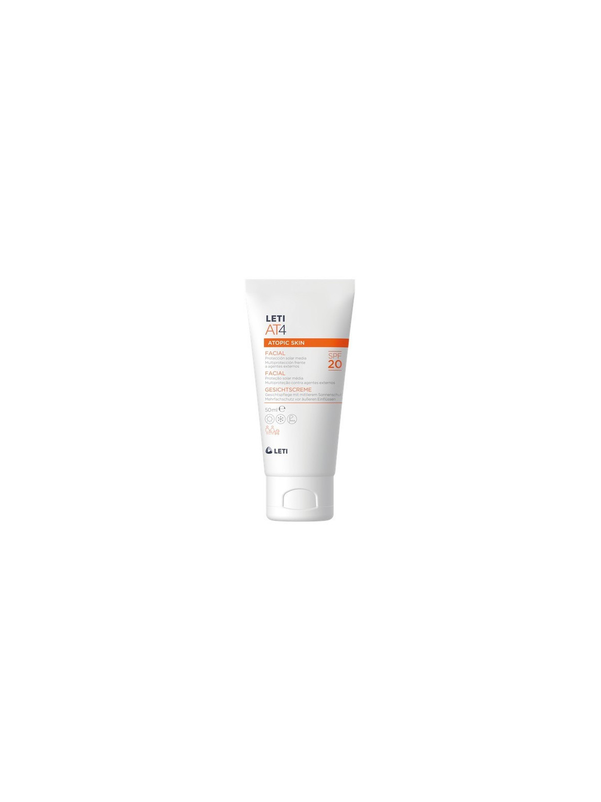 LETI AT4 CREMA FACIAL SPF20 50 ML