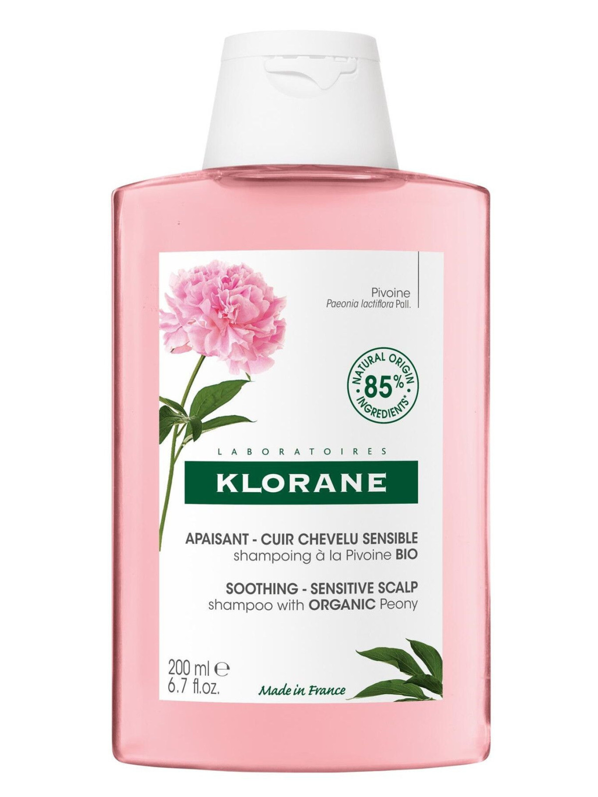 KLORANE CHAMPU A LA PEONIA BIO 400 ML