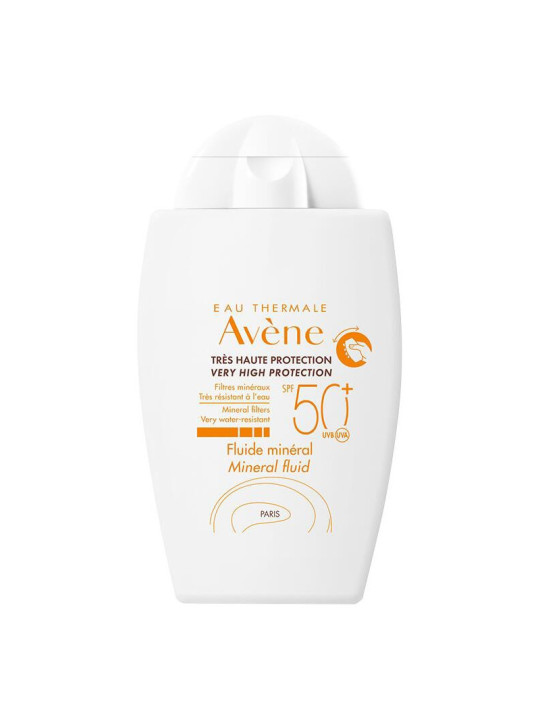 Avène Fluido Mineral SPF 50+ 40 ml | Protector Solar Facial para Piele