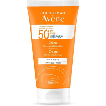 Avene SPF 50+ Crema Muy Alta Protección 50 ml |Protección Solar Facial