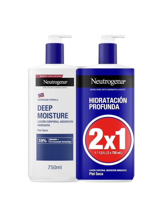 NEUTROGENA LOCION HIDRATACION PROFUNDA 2x750 ML