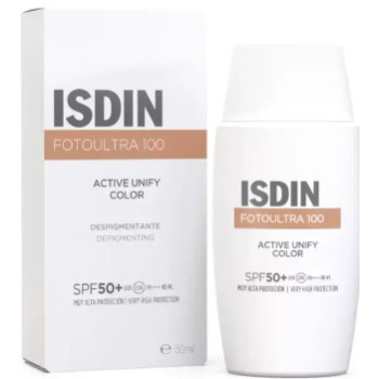 Foto Ultra 100 ISDIN Active Unify Color Fusion Fluid SPF 100+ 50 ml
