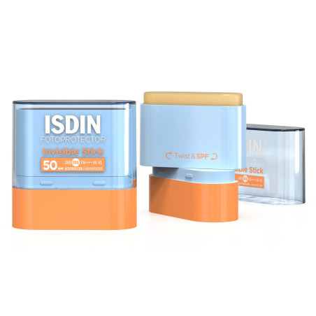 ISDIN Invisible Stick SPF 50+ 10 g | Fotoprotector compacto eficaz