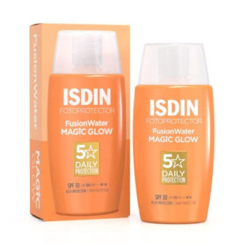 ISDIN Fusion Water Magic Glow SPF30 50 ml | Brillo + Protección Facial