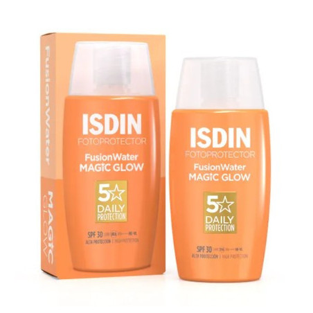 ISDIN Fusion Water Magic Glow SPF30 50 ml | Brillo + Protección Facial