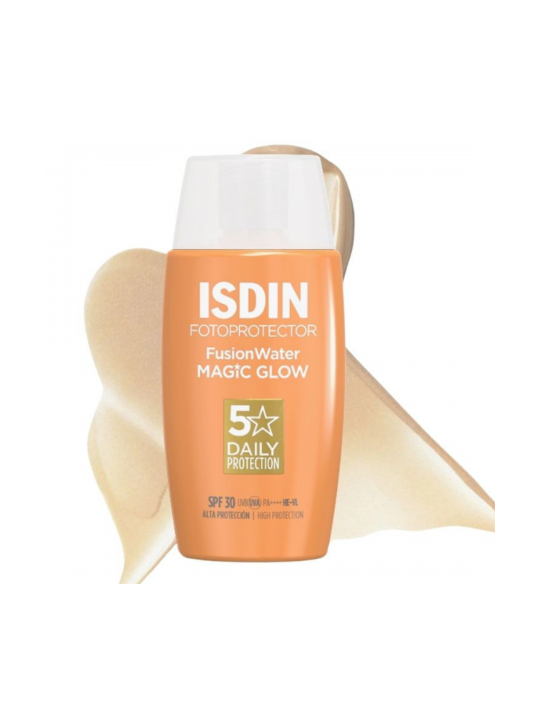 ISDIN Fusion Water Magic Glow SPF30 50 ml | Brillo + Protección Facial