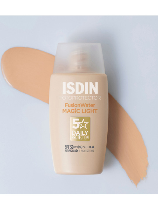 ISDIN Fusion Water Magic Color Light SPF 50+ 50 ml | Protector Facial