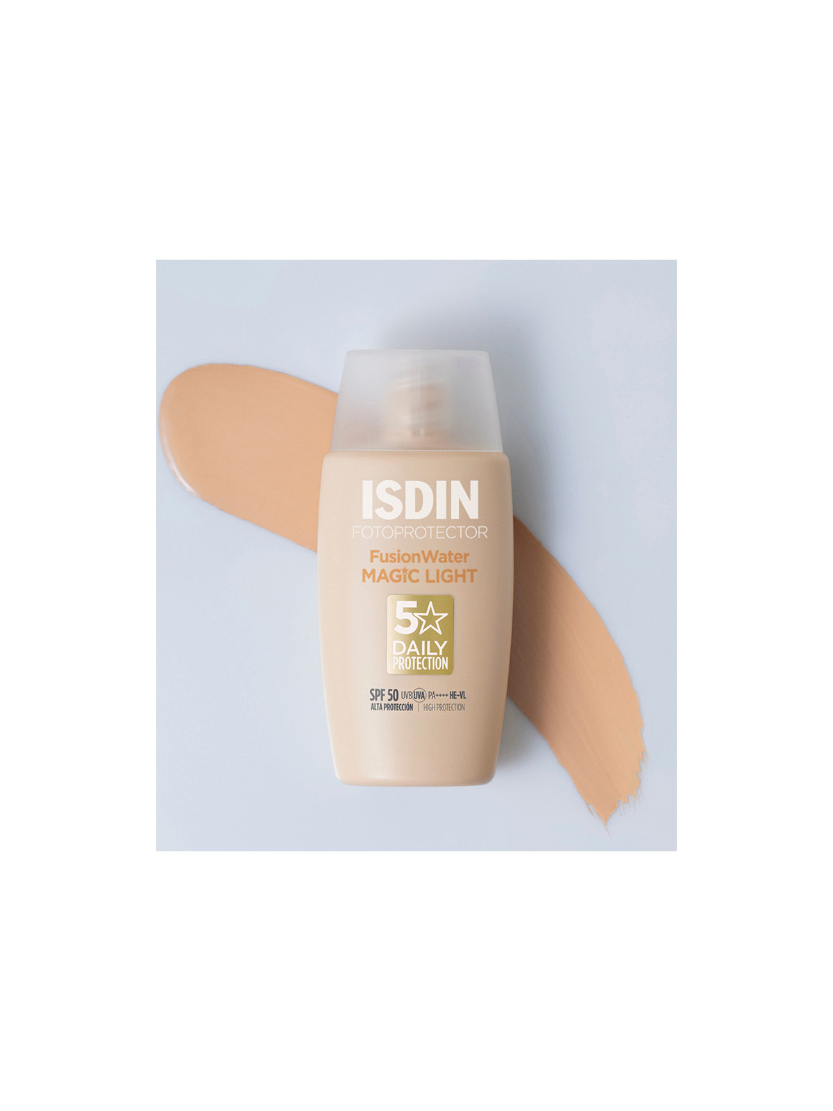 ISDIN Fusion Water Magic Color Light SPF 50+ 50 ml | Protector Facial