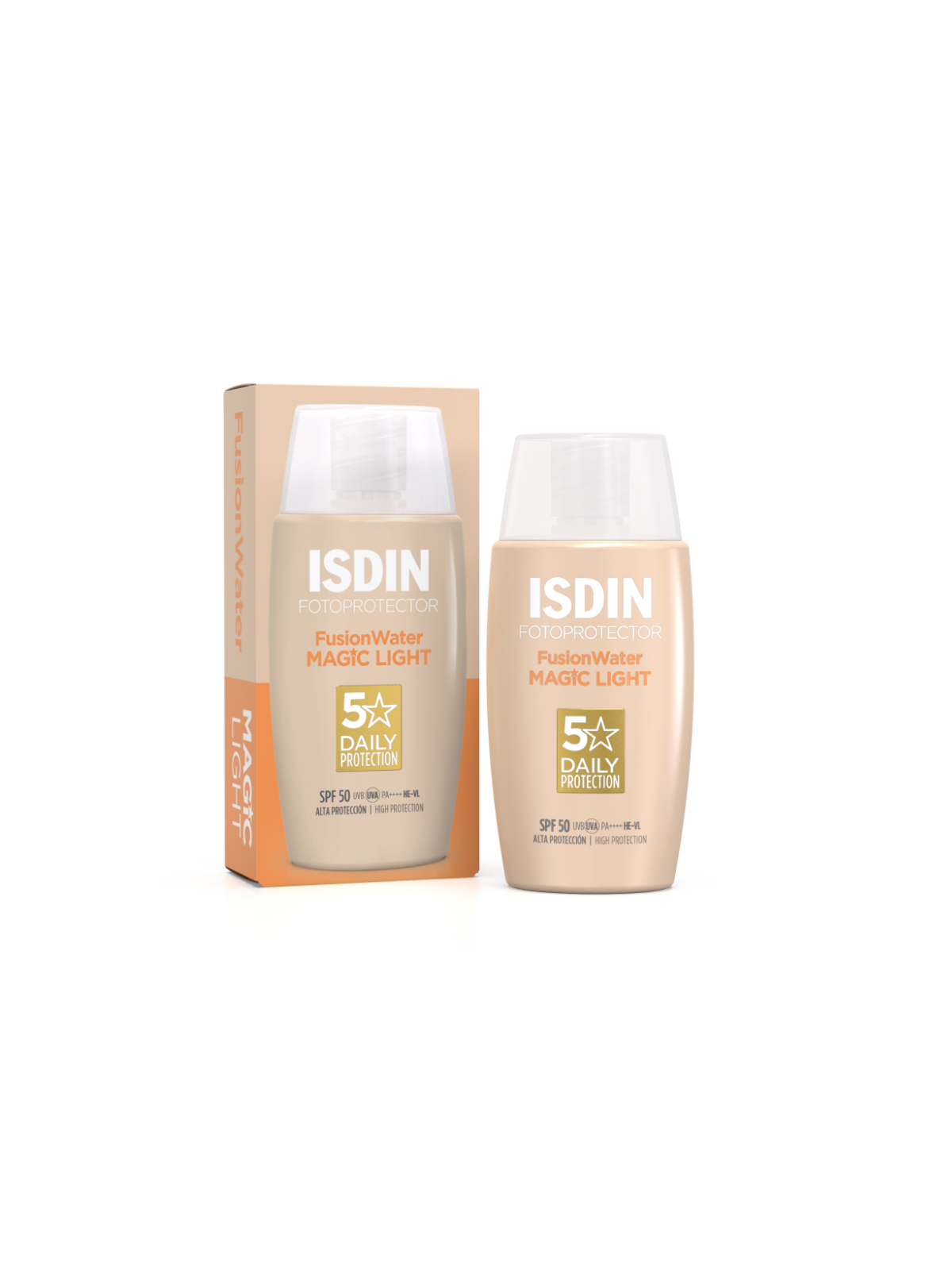 ISDIN Fusion Water Magic Color Light SPF 50+ 50 ml | Protector Facial
