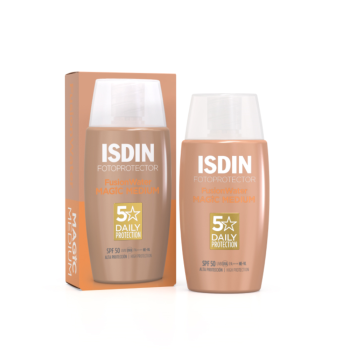 ISDIN Fusion Water Magic Color Medium SPF 50+ 50 ml | Protector Solar