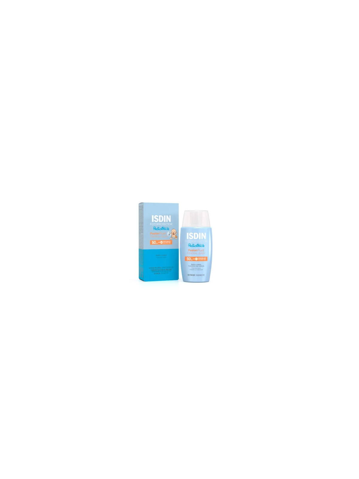 ISDIN Fusion Fluid Mineral Baby SPF 50+ 50 ml | Protección Solar Infan