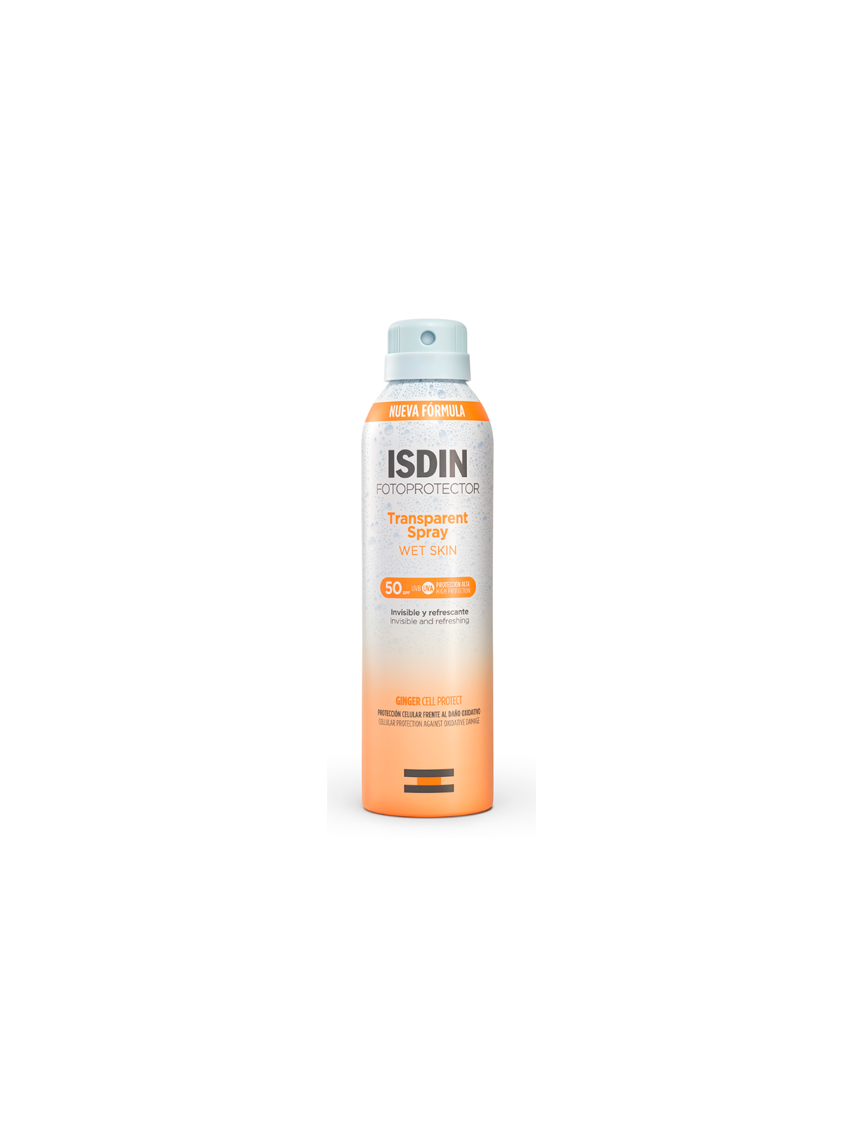 ISDIN Transparent Spray Wet Skin SPF 50+ 250 ml | Spray Solar Corporal