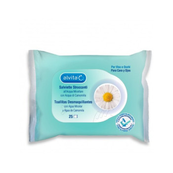 ALVITA TOALLITAS DESMAQUILLANTES 25 UNIDADES