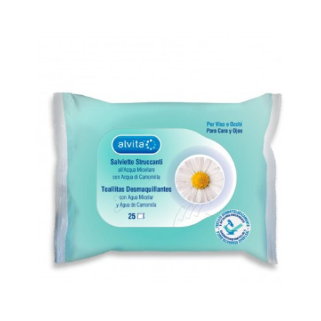 ALVITA TOALLITAS DESMAQUILLANTES 25 UNIDADES