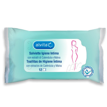 ALVITA TOALLITAS INTIMAS 12 UNIDADES