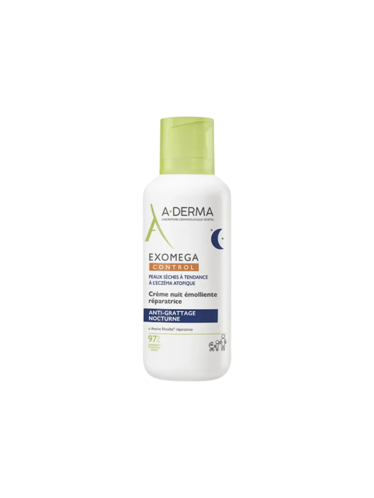 A-DERMA EXOMEGA CONTROL CREMA NOCHE EMOLIENTE 400 ML