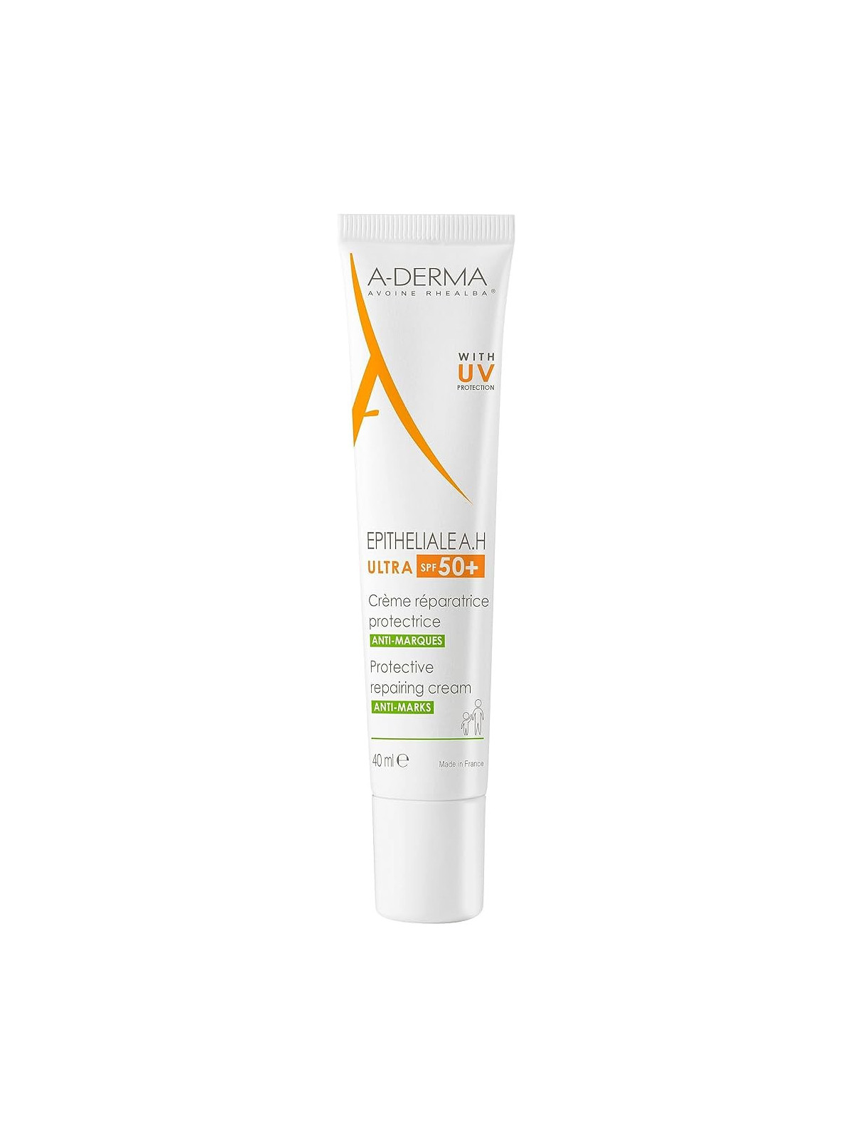 A-DERMA EPITHELIALE AH ULTRA SPF50+ CREMA REPARADORA 40 ML