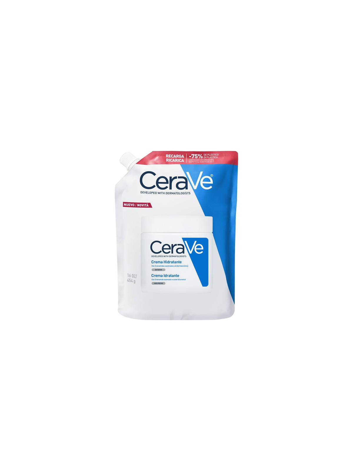 CERAVE CREMA HIDRATANTE REFILL 454 G