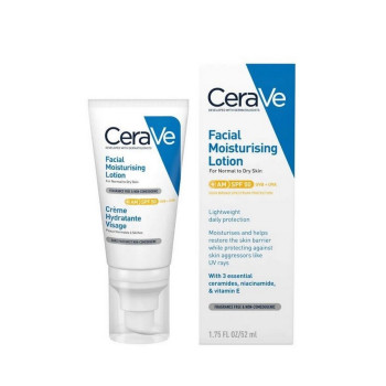 CERAVE LOCION HIDRATANTE DE ROSTRO SPF50 52 ML