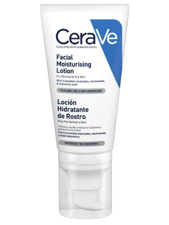 CERAVE LOCION HIDRATANTE DE ROSTRO PIEL NORMAL 52 ML