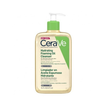 CERAVE LIMPIADORA ACEITE ESPUMOSO HIDRATANTE 473 ML