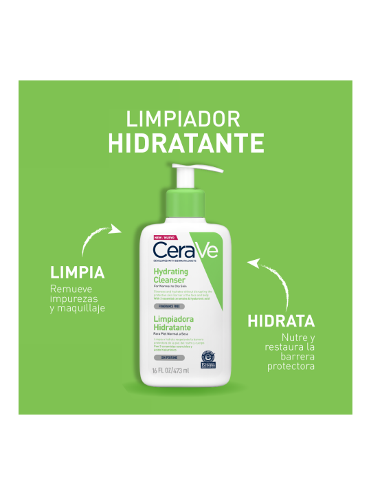 CERAVE LIMPIADORA HIDRATANTE 236 ML