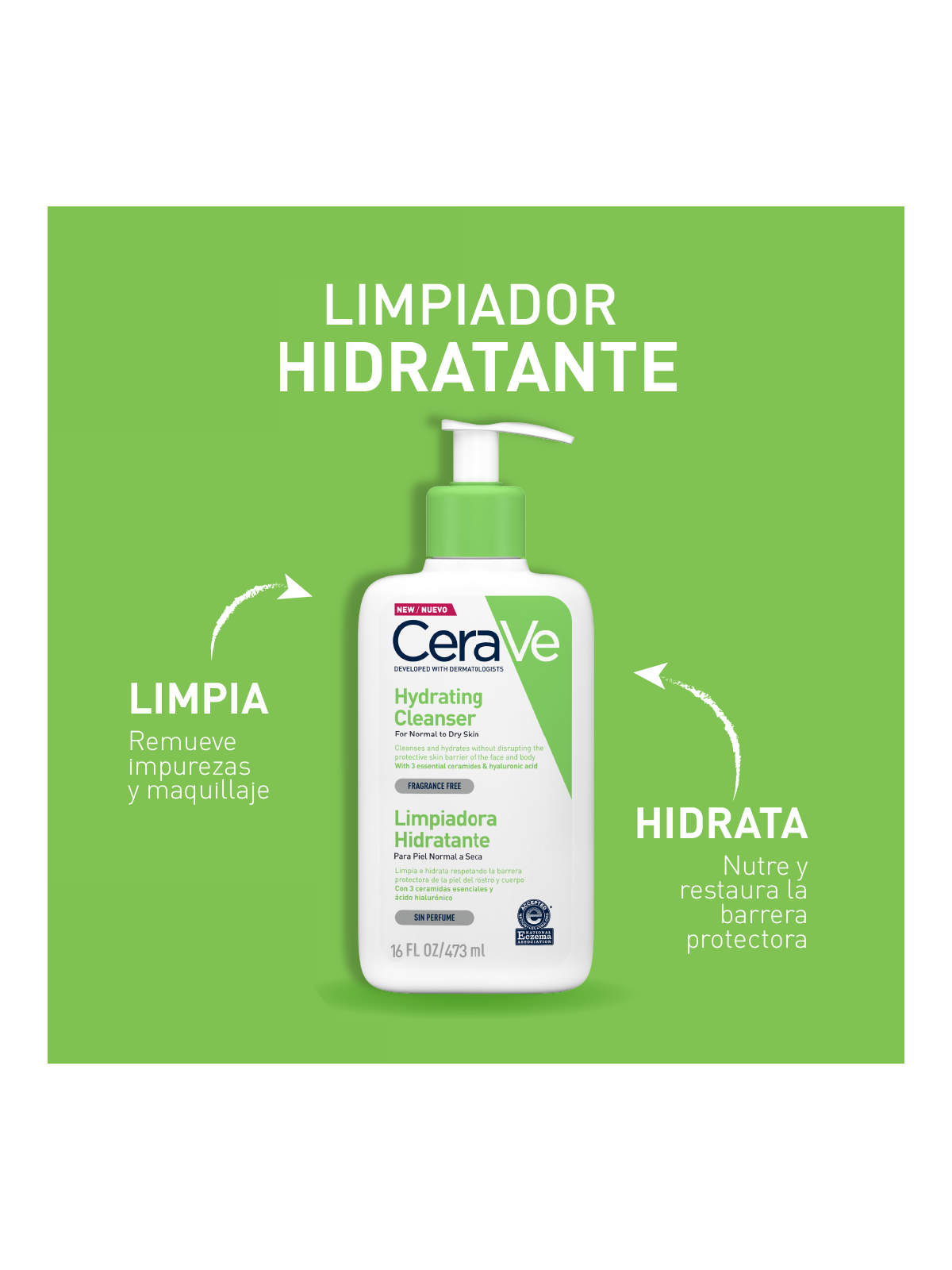 CERAVE LIMPIADORA HIDRATANTE 236 ML