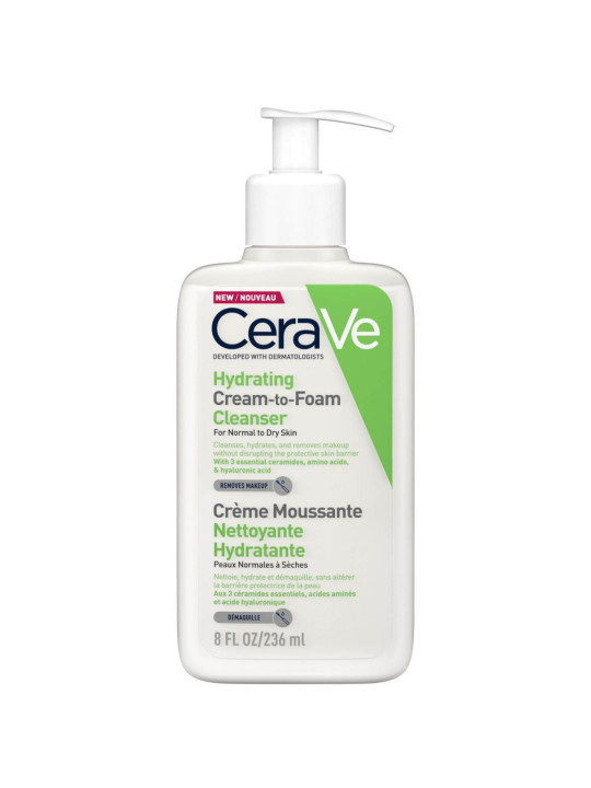 CERAVE GEL LIMPIADOR CREAM TO FOAM 236 ML