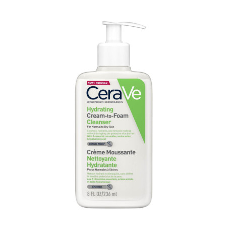 CERAVE GEL LIMPIADOR CREAM TO FOAM 236 ML