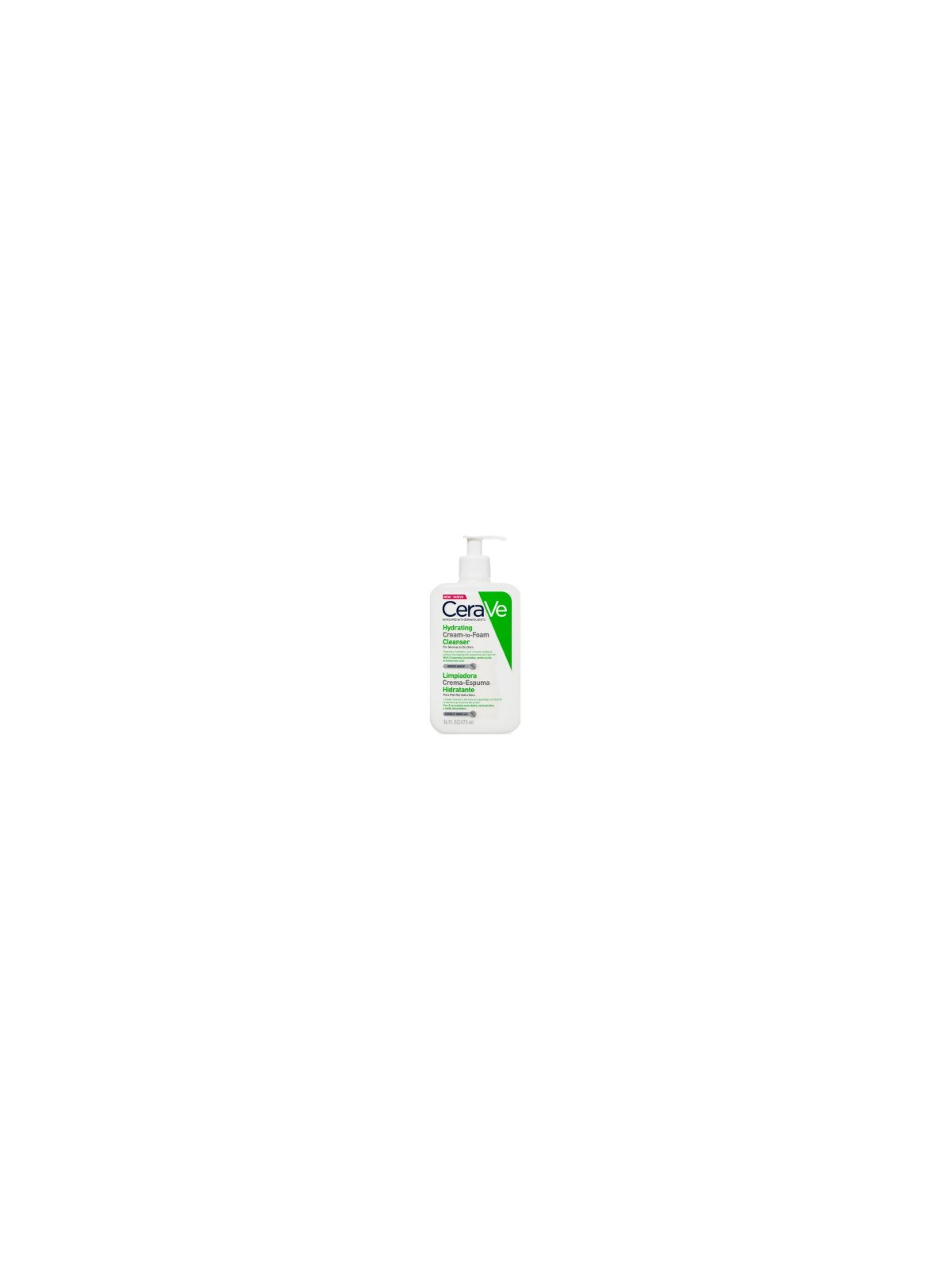 CERAVE GEL LIMPIADOR CREAM TO FOAM 473 ML