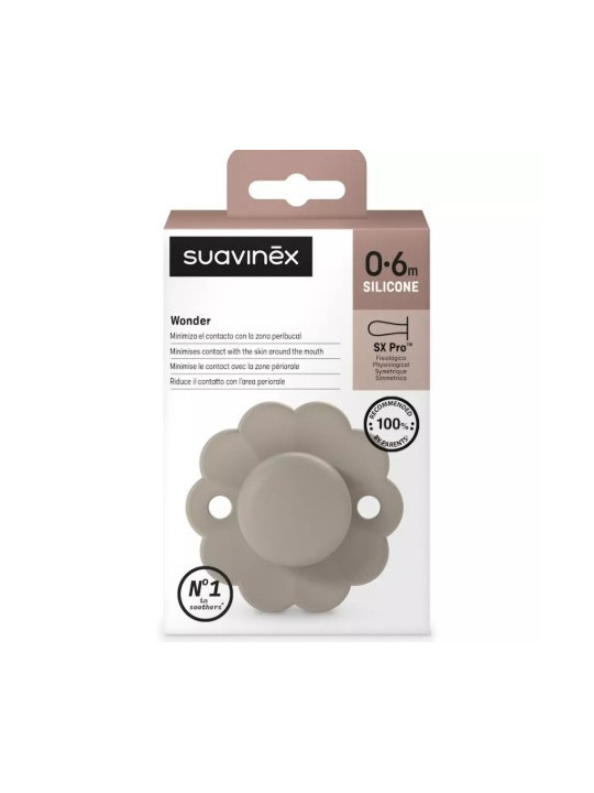 Chupete Suavinex Wonder SX Pro 0–6 m | Silicona Suave Ergonómica