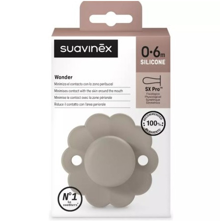 Chupete Suavinex Wonder SX Pro 0–6 m | Silicona Suave Ergonómica