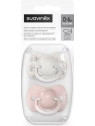 Suavinex Chupete Silicona Fisiológica 0-6 m – Pack 2 uds