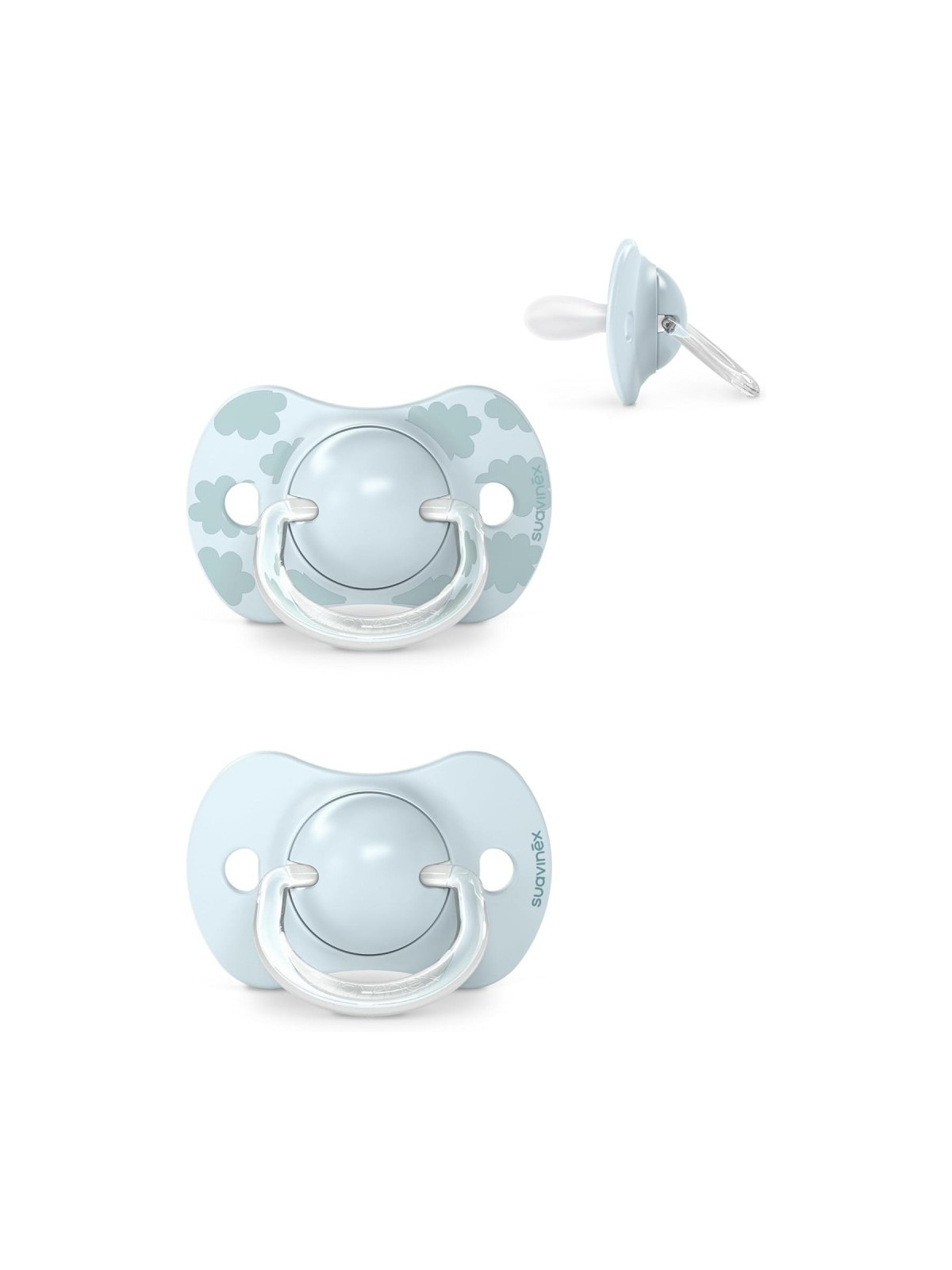 Suavinex Chupete Silicona Fisiológica 0-6 m – Pack 2 uds